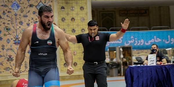 صنایع حریف فولادین در فینال لیگ کشتی آزاد شد، مبارزه گلیج صنایع حریف فولادین در فینال لیگ کشتی آزاد شد، مبارزه گلیج در وزنی نو