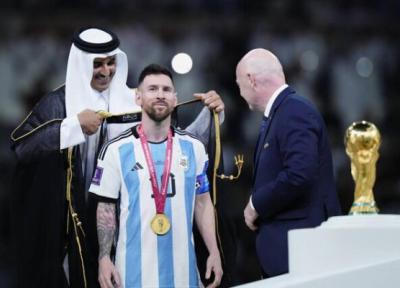 عکس، چهره لیونل مسی روی اسکانس آرژانتینی ها رفت ، اقدام ویژه دولت آرژانتین به مناسبت قهرمانی جام جهانی