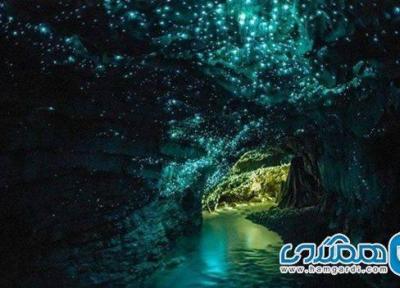غارهای وایتومو در نیوزیلند ، غارهایی با کرم های درخشنده