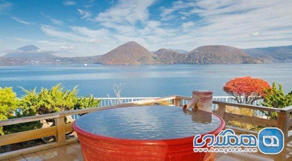 معروف ترین چشمه های آب گرم ژاپنی ، اونسن در فضای باز معروف ترین چشمه های آب گرم ژاپنی ، اونسن در فضای باز